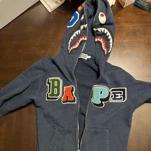 Bape hoodie zip up